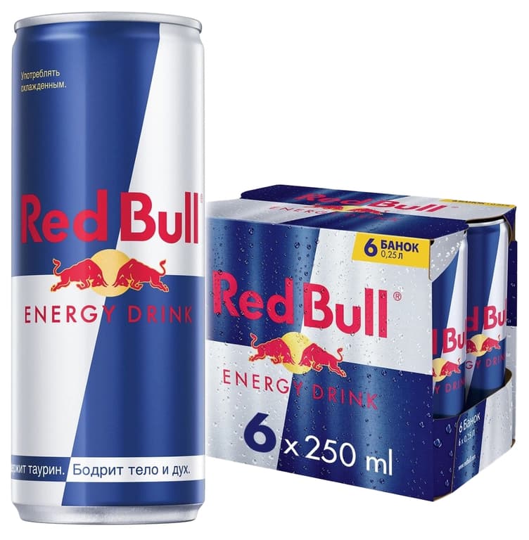 Энергетический напиток "Red bull" 0,25 л