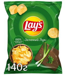Чипсы "Lay's" Зелёный лук 140 г