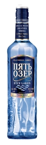 Водка "Пять Озёр" 0,7 л