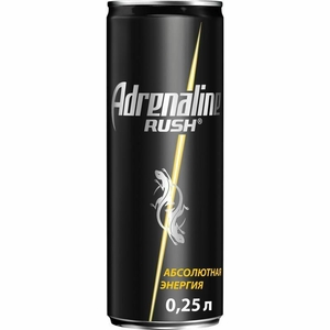 Энергетический напиток "Adrenaline Rush" 0,25 л